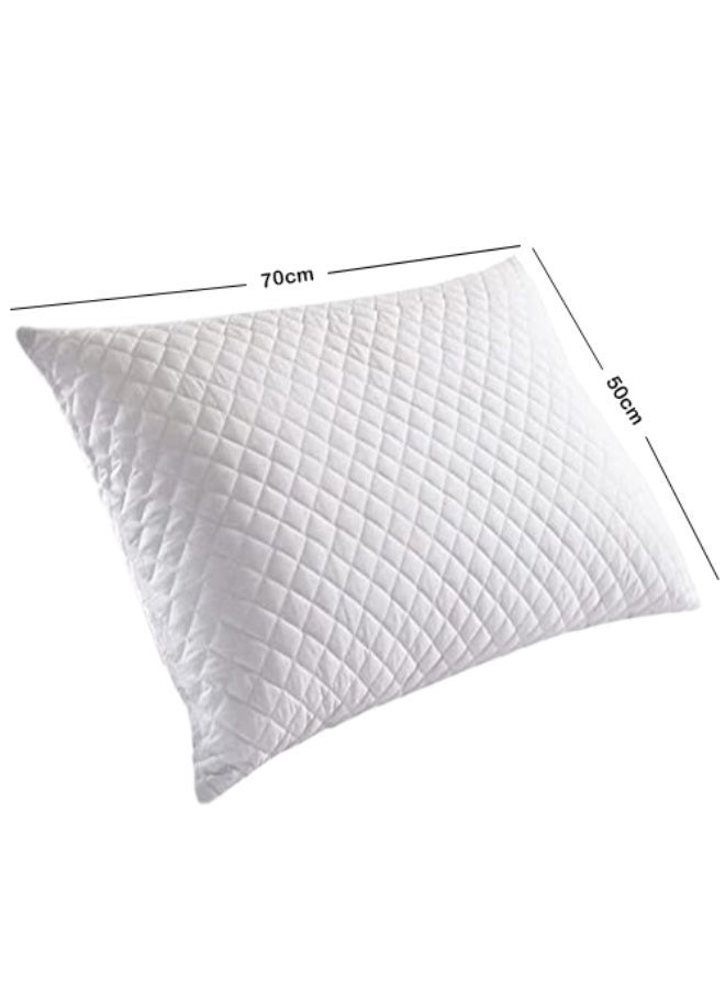 Tiba Set of 4 pcs, Captioned fiber pillow,800 GM, 50*70 cm - Image 2