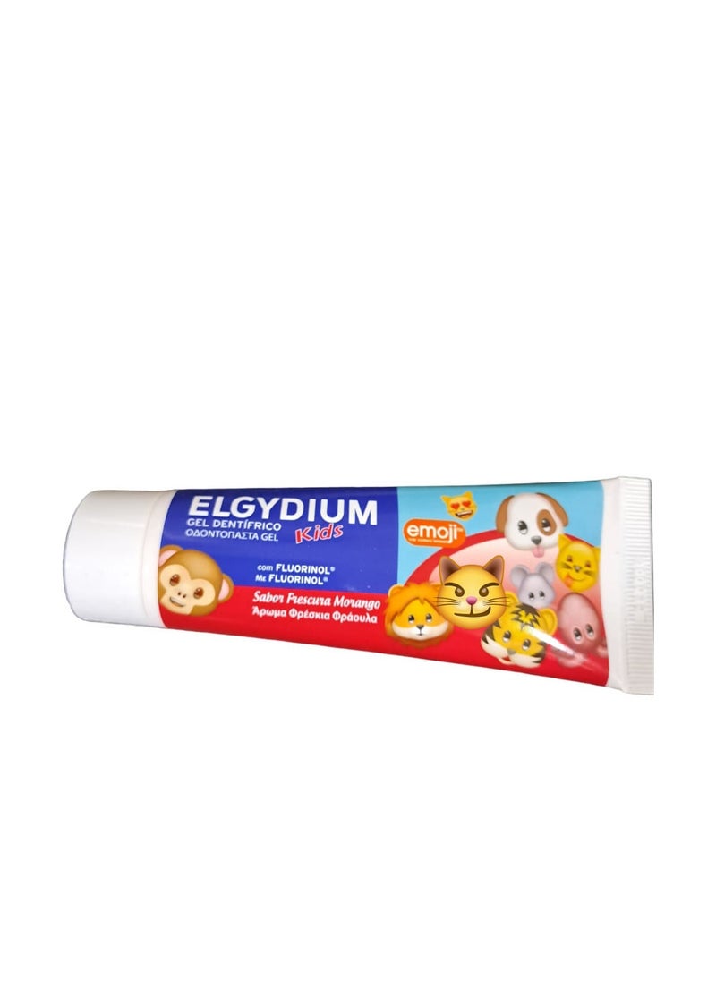 ELGYDIUM - Elgydium Kids Emoji Fresh Strawberry Toothpaste 50ml - Image 1