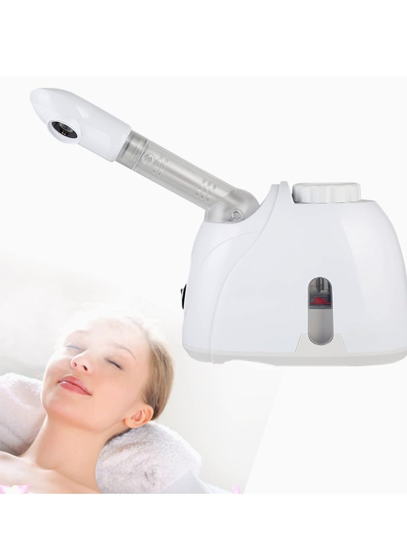 Arabest Professional Facial Steamer Facial Steamer with 360° Rotating Nozzle Sprayer Extendable Arm & Adjustable Nozzle for Sinuses Moisturizing Unclogs Pores or deep Cleaning Skin at Home or Salon, White  - Image 1