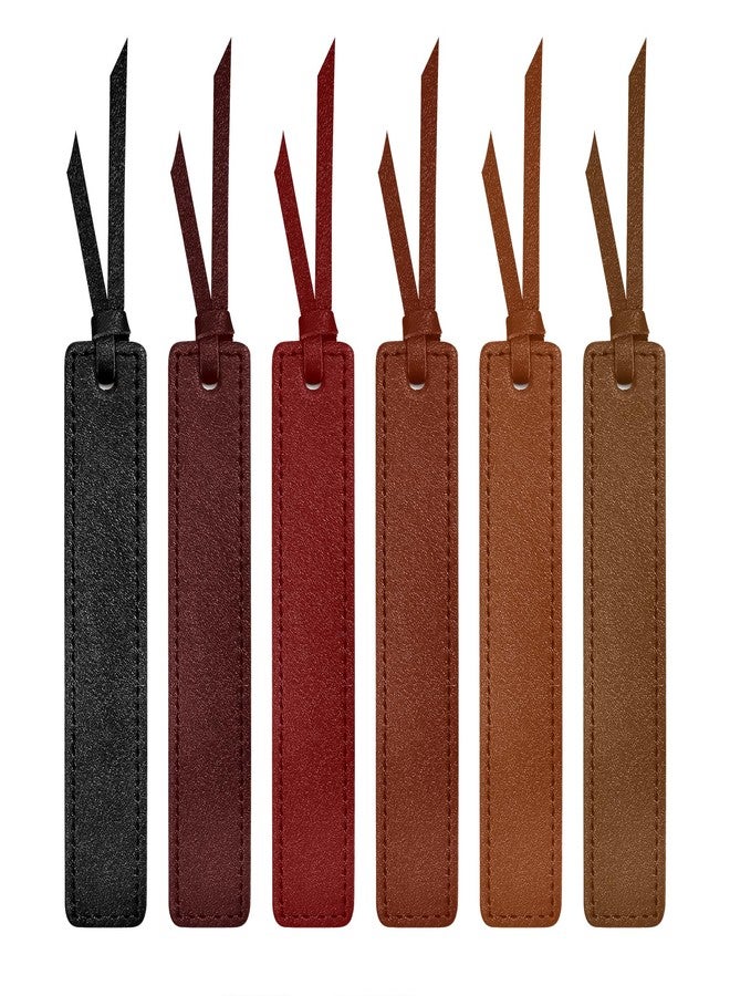 Wayzton Classic Leather Bookmark, Wayzton Handmade Stitched Bookmarks Page Markers Reading Gifts for Book Lovers Readers Men Women Teachers Church Book Club Supplies - Image 1