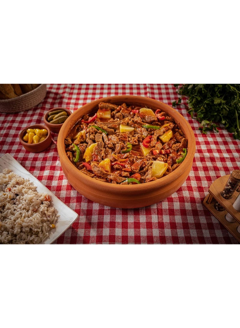 لوكسيول أواني طينية بيضاوية ومستطيلة من LuksYol – يدوية الصنع في تركيا من طين طبيعي غير مطلي – آمنة للفرن والميكروويف وغسالة الصحون – مثالية للطهي وتقديم الأطباق الرئيسية مثل السمك، الباستا، اللحوم، الطواجن – ١٠٠٪ صديقة للبيئة وخالية من BPA والمواد الكيميائية – صنعت بفن تركي تقليدي – متوفرة بألوان بني، أخضر، أزرق، طبيعي غير مطلي – بأبعاد متعددة: أوعية مستديرة ٣٠×٧٫٥×٣٠ سم وصوانٍ مستطيلة بمقاسات ٣٣×٨ سم، ٣٠×٧ سم، ٢٢×٧ سم، ٢٨×٨ سم، ٣٢×٩ سم – متينة وخالية من الكسر – تضفي جمالية ريفية ونكهة صحية على مائدتك – تغليف صديق للبيئة وجاهزة كهدايا للمنزل أو العائلة – مجموعة لوكس يول الفاخرة لاختيارك لمناسبات العشاء العائلية والاستضافة الأنيقة - Image 3