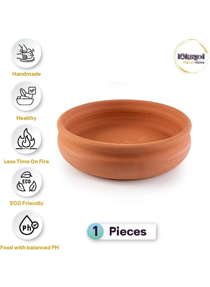 لوكسيول أواني طينية بيضاوية ومستطيلة من LuksYol – يدوية الصنع في تركيا من طين طبيعي غير مطلي – آمنة للفرن والميكروويف وغسالة الصحون – مثالية للطهي وتقديم الأطباق الرئيسية مثل السمك، الباستا، اللحوم، الطواجن – ١٠٠٪ صديقة للبيئة وخالية من BPA والمواد الكيميائية – صنعت بفن تركي تقليدي – متوفرة بألوان بني، أخضر، أزرق، طبيعي غير مطلي – بأبعاد متعددة: أوعية مستديرة ٣٠×٧٫٥×٣٠ سم وصوانٍ مستطيلة بمقاسات ٣٣×٨ سم، ٣٠×٧ سم، ٢٢×٧ سم، ٢٨×٨ سم، ٣٢×٩ سم – متينة وخالية من الكسر – تضفي جمالية ريفية ونكهة صحية على مائدتك – تغليف صديق للبيئة وجاهزة كهدايا للمنزل أو العائلة – مجموعة لوكس يول الفاخرة لاختيارك لمناسبات العشاء العائلية والاستضافة الأنيقة - Image 2