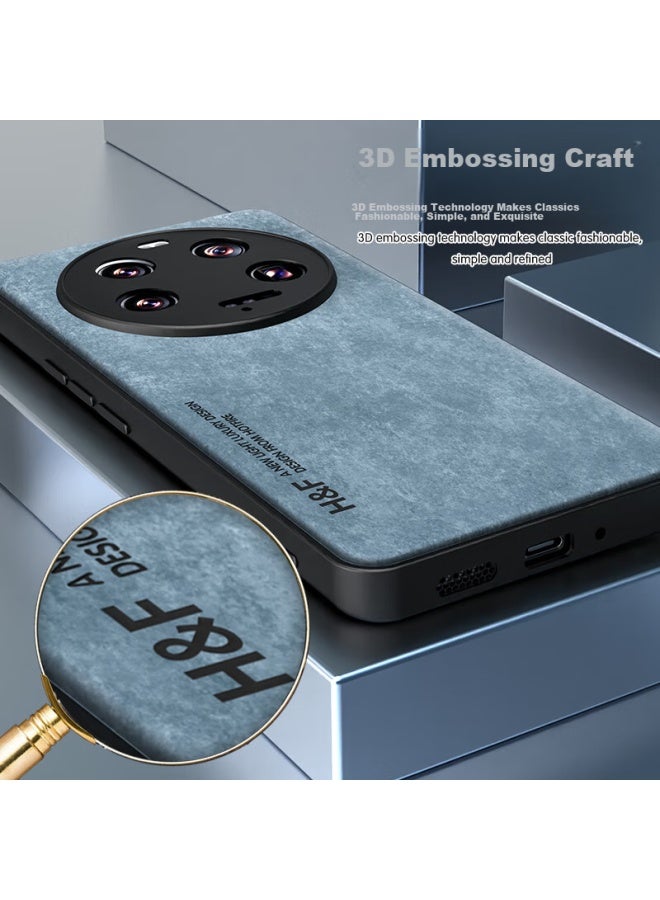 Hotfire Phone Case For Xiaomi 13 Ultra, Xiaomi 13 Ultra Protective Cover, Upgraded Skin-like Lambskin Matte Lens Full Protection Silicone Case For Men And Women Gray - Image 2