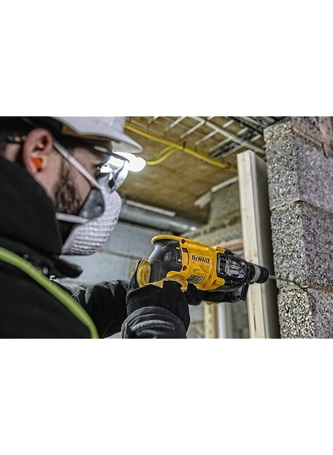 DEWALT 26Mm 800W Sds Plus 0 1500Rpm Vsr Hammer With Watch Yellow Black D25133Kw B5 3 Year - Image 4