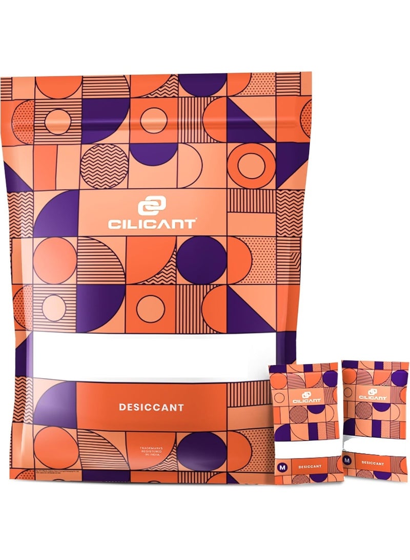 CILICAnT مزيل الرطوبة CILICAnT Absorpak، متوسط ​​الحجم - 200 كيس (حوالي 5 جرام لكل كيس) للاستخدام المنزلي، والجلود، والتخزين، والإلكترونيات - ماصات الرطوبة - Image 1