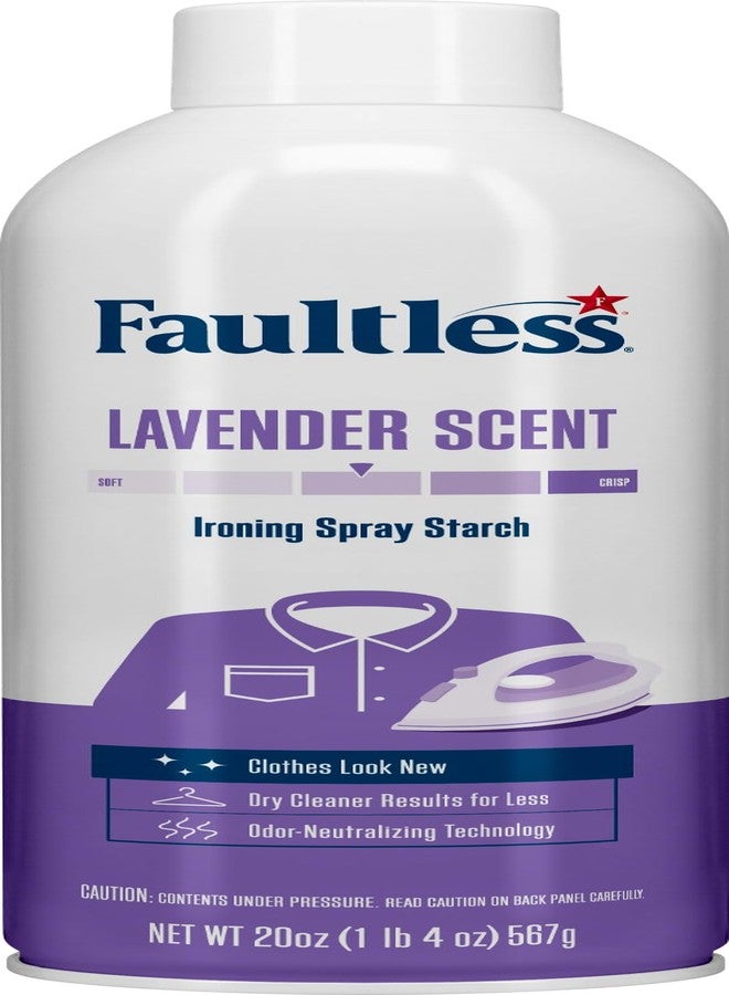 Faultless 20oz. Fresh Lavender Scent Starch (Single Can) - Image 1