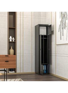 RIGID Steel L-Shape Locker Black 180x38x45.7cm  - Image 1