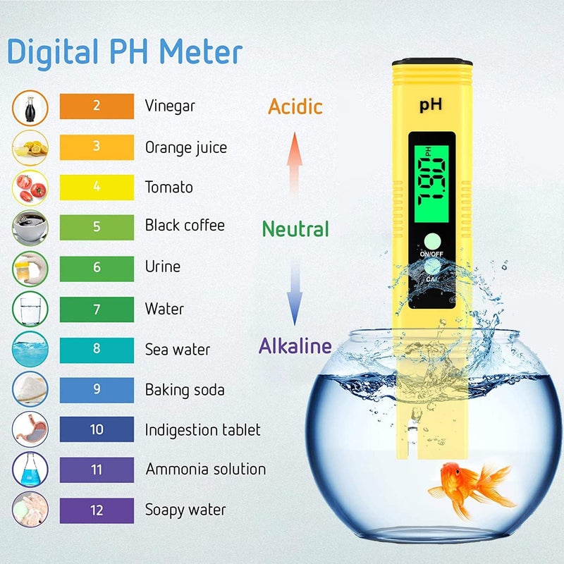 Angju PH Meter & TDS Meter Combo, Upgraded Backlight PH TDS EC & Temperature 4-in-1 Water Quality Tester, High Accuracy Digital Water Tester for Household Drinking, Pool and Aquarium - Image 3
