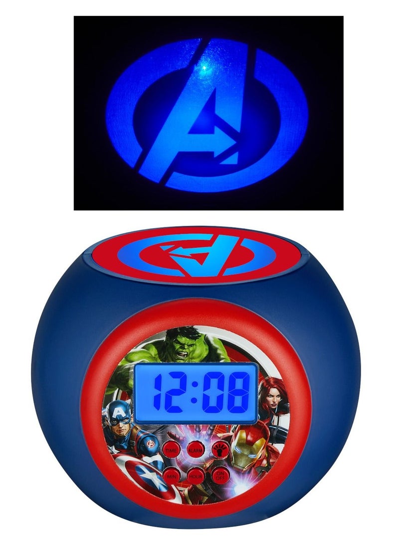 Marvel Avengers Round shape Projection Alarm Clock - Image 2