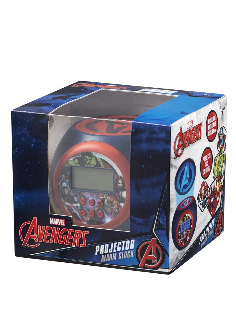 Marvel Avengers Round shape Projection Alarm Clock - Image 1