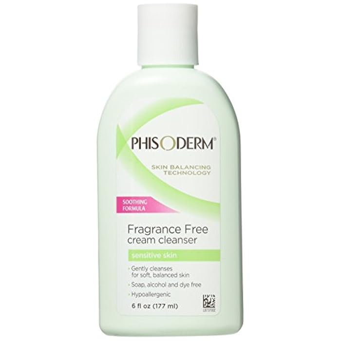 Phisoderm Fragrance Free Cream Cleanser for Sensitive Skin 6 oz - Image 1