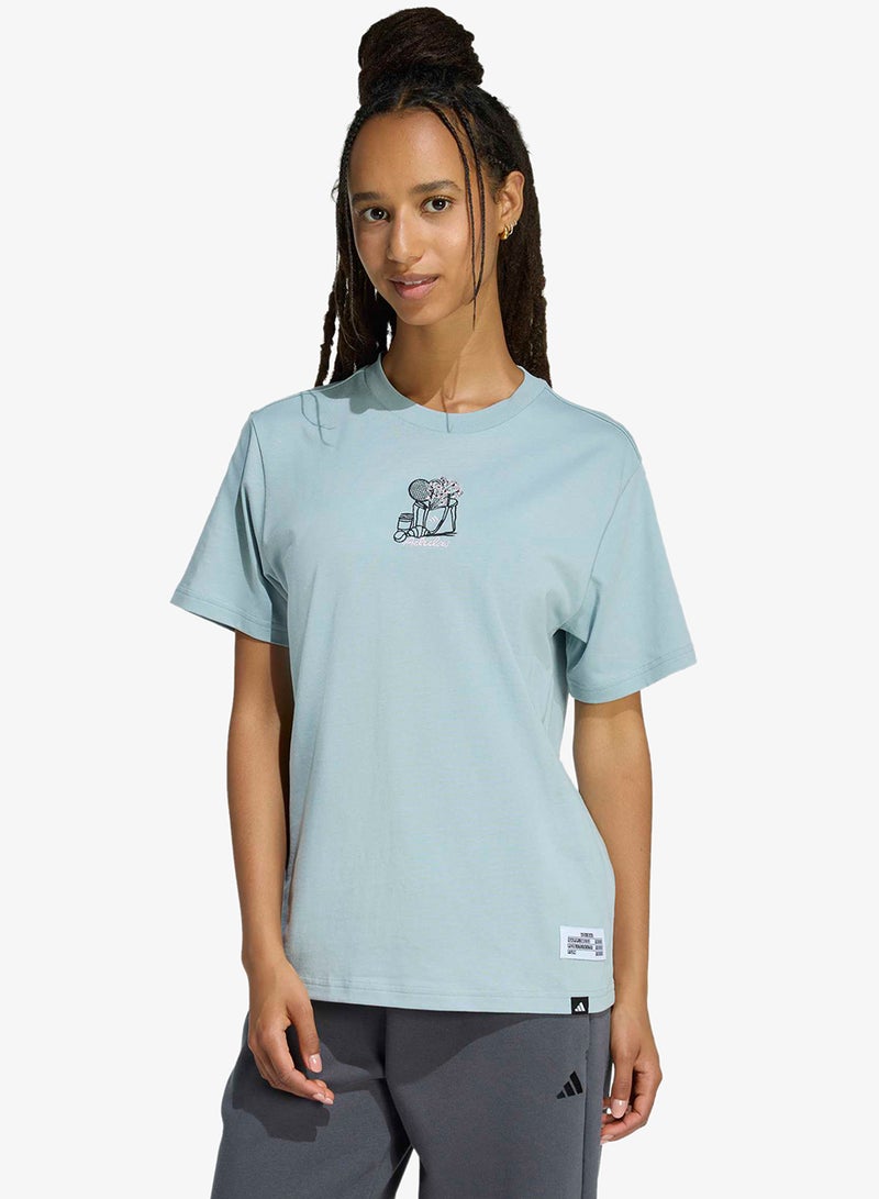 Adidas Graphic T-Shirt - Image 1