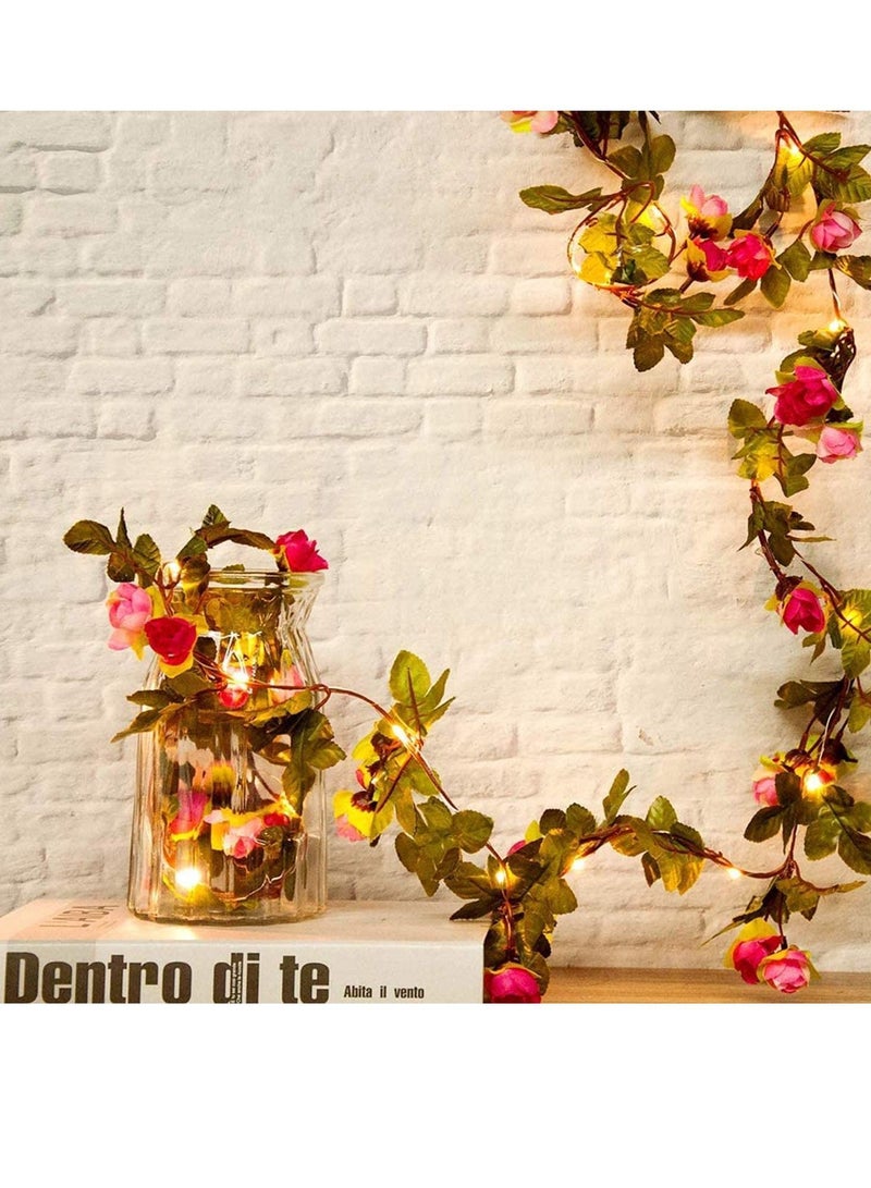 20 LED Flower Fairy String Light for Wedding Decoration Party Event (2M) (Flower) - Image 1