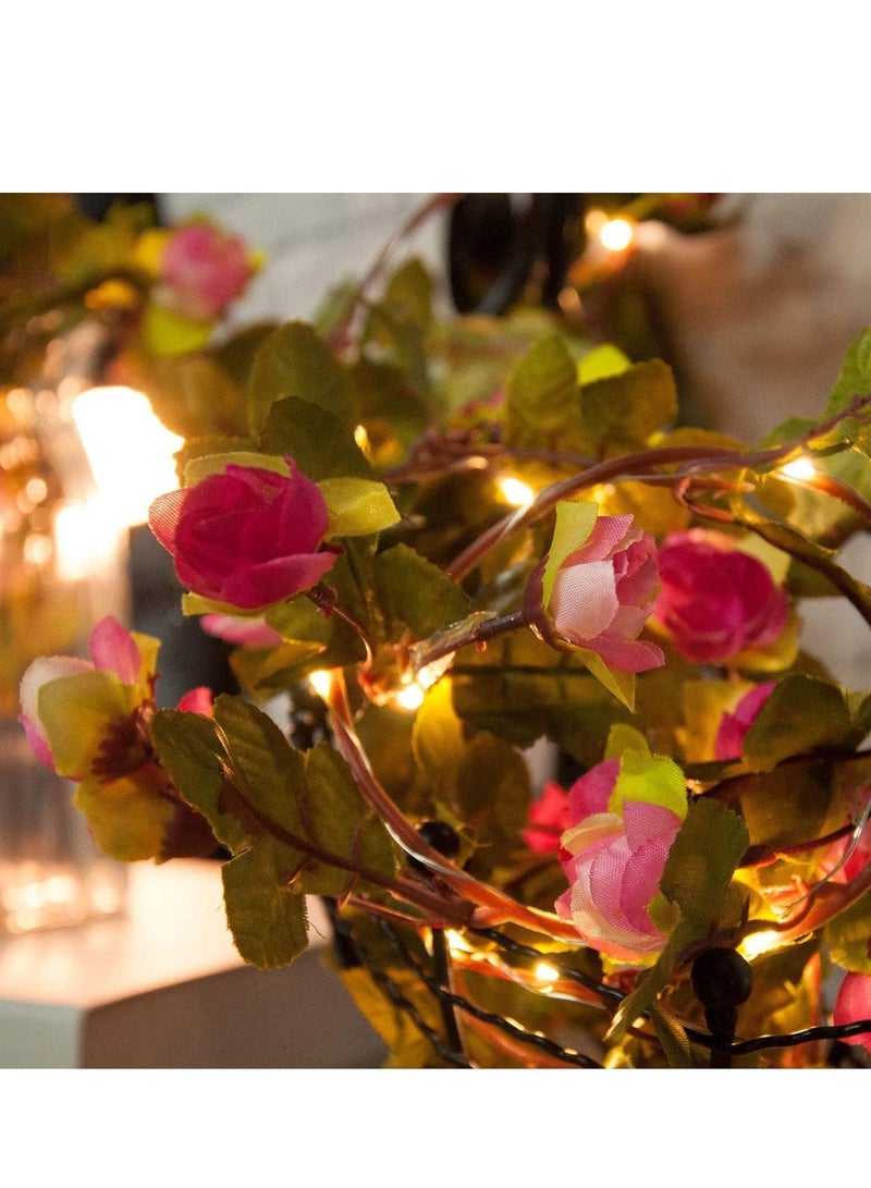 20 LED Flower Fairy String Light for Wedding Decoration Party Event (2M) (Flower) - Image 3