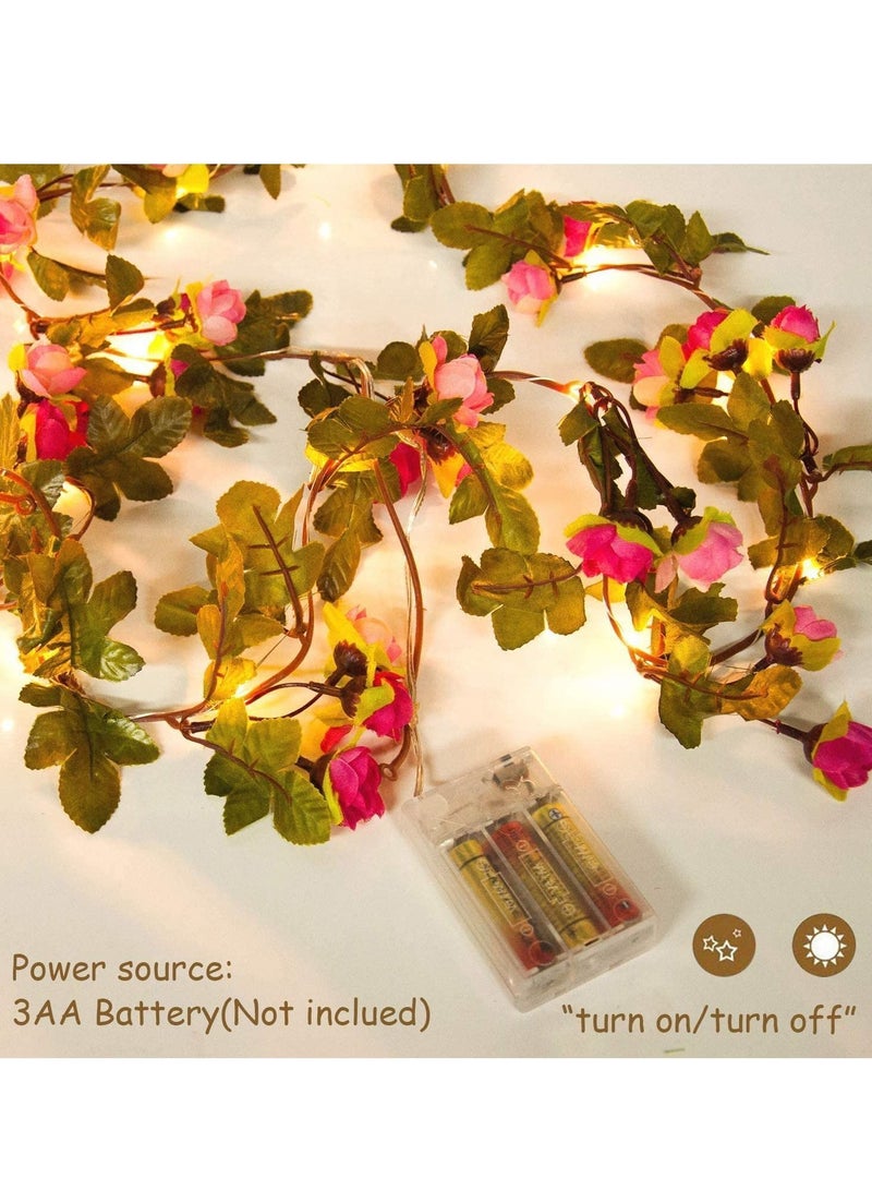 20 LED Flower Fairy String Light for Wedding Decoration Party Event (2M) (Flower) - Image 2