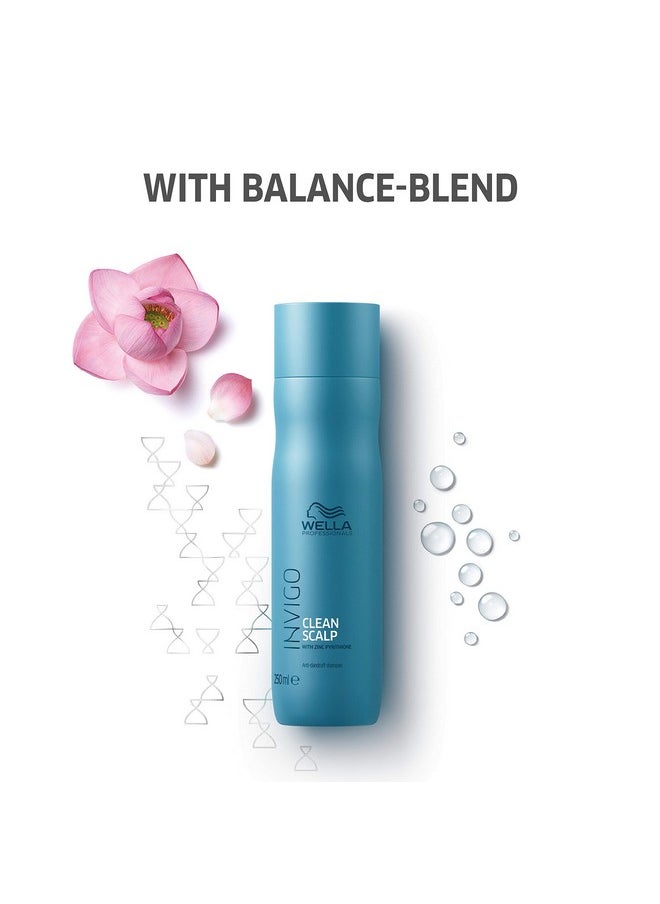 Wella Professionals Invigo Balance Clean Scalp Anti Dandruff Shampoo, 250 Ml  - Image 3