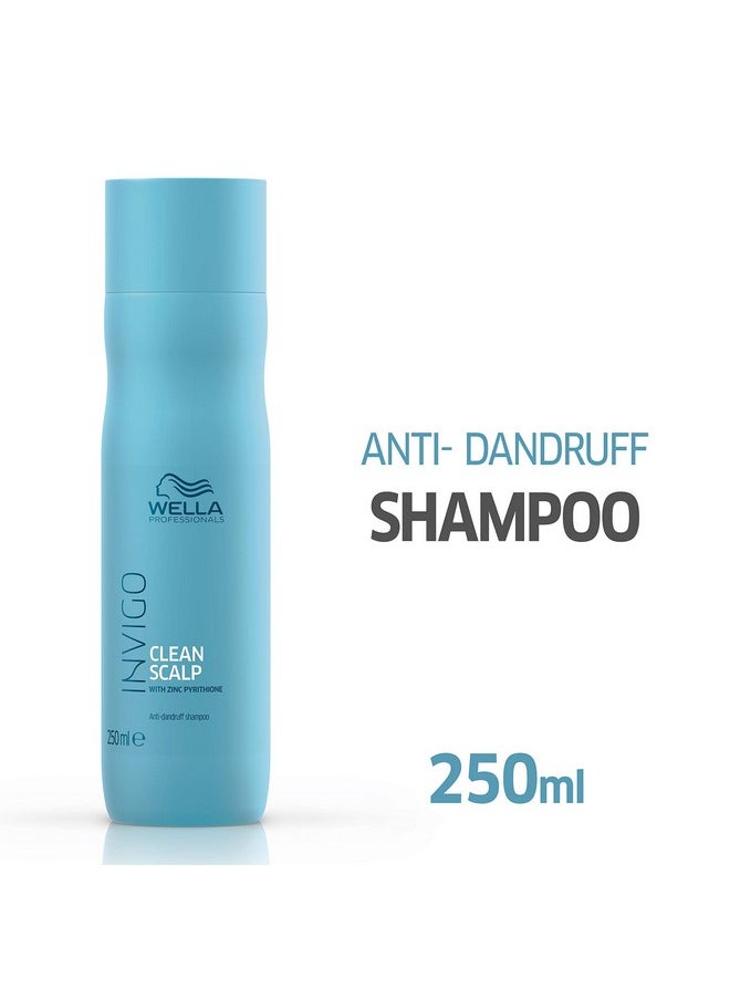 Wella Professionals Invigo Balance Clean Scalp Anti Dandruff Shampoo, 250 Ml  - Image 2