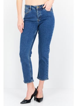 Women Slim Fit Washed Stretchable Denim, Blue