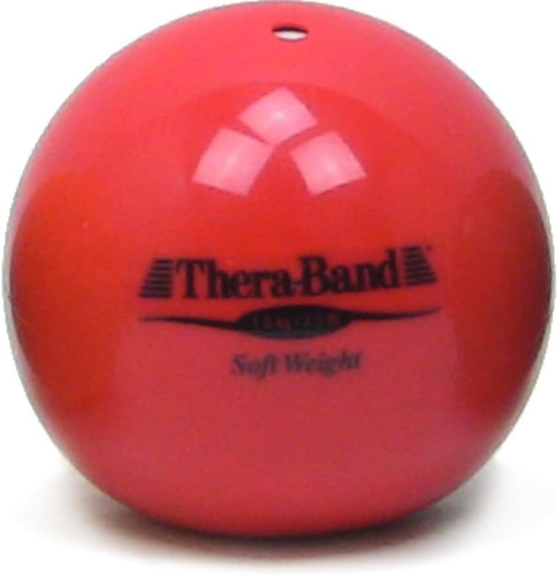 TheraBand Soft Weight, 4.5" Diameter Hand Held Ball Shaped Isotonic Weight for Strength Training and Rehab Exercises - Image 1
