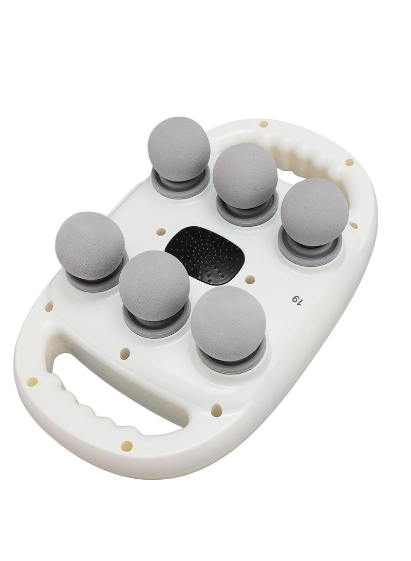 Muscle Massager with 6 Heads, Handheld Cordless Massager with Vibration and Deep Tissue Massage for Back, Shoulders, Thighs - Image 1