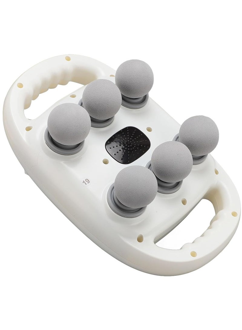 Muscle Massager with 6 Heads, Handheld Cordless Massager with Vibration and Deep Tissue Massage for Back, Shoulders, Thighs - Image 2