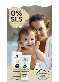 StarAndDaisy StarAndDaisy Baby Body Scrub - Gentle Creamy Scrub for Baby with Real Milk & Oats - 200ML  - Image 4