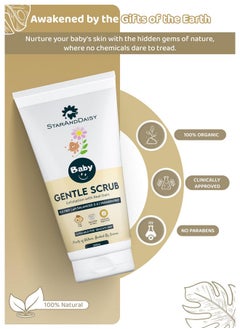 StarAndDaisy StarAndDaisy Baby Body Scrub - Gentle Creamy Scrub for Baby with Real Milk & Oats - 200ML  - Image 3