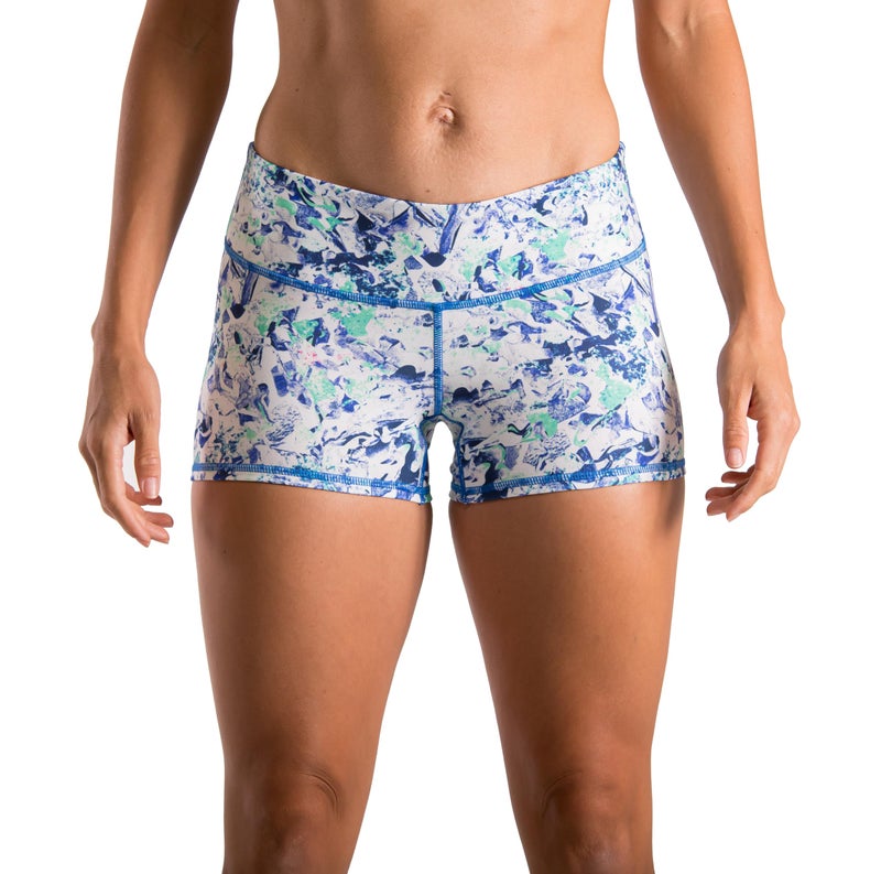 Tough Mode Women's 3" Athletic Workout Volleyball Running WOD Compression Shorts - Image 2
