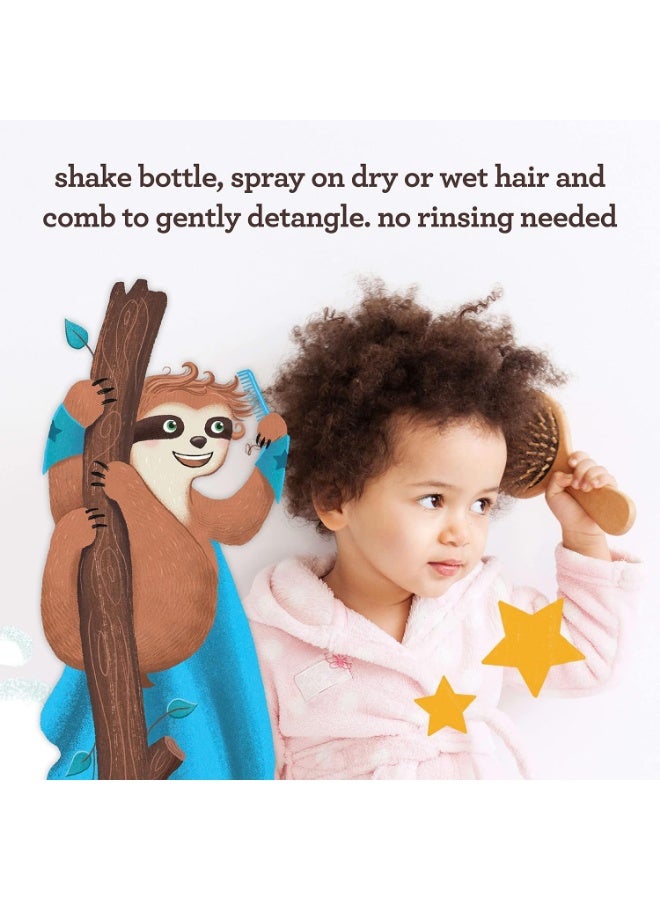 Aveeno Kids Hydrating Detangling Spray with Oat Extract, Quickly & Gently Detangles Kids' Hair, Tear-Free & Suitable for Skin & Scalp, Light Fragrance, Hypoallergenic, 10 fl. Oz - Image 3