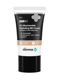 The Derma Co. 2% Niacinamide Hydrating BB Cream with 1% Hyaluronic Acid Complex & Aquaxyl, 30 g | 03 - Warm Beige - pzsku/Z7F73D5F93186DB2C032EZ/45/_/1723185096/fb924379-54e8-4c93-890f-0f506e2e0a72