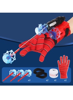 Superhero Launcher Gloves for Spider, Hero Launcher Wrist Toy Set, Super Hero Web Shooter for Kids, Spider Launcher Wrist Toys Costume Cosplay Hero Props Gift  - Image 1