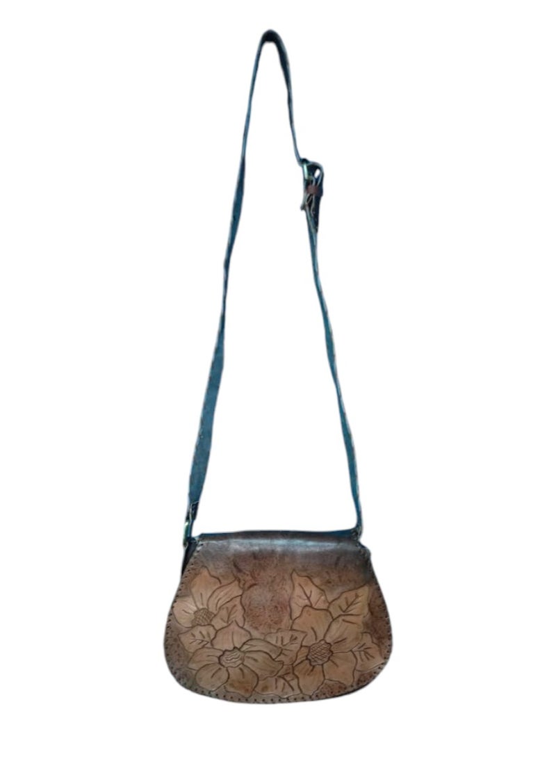 Sheer Fashionable Leather Crossbody Bag  - Image 2