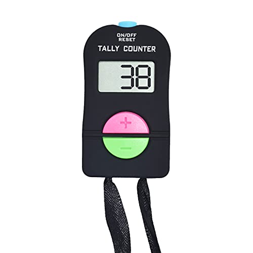 VANVENE Electronic Hand Clicker Counter,Easy to Operate Tally Counter, Supermarket People Flow Manual Additio Subtraction Counter Clicker,for Golf/Football Sports - Image 1