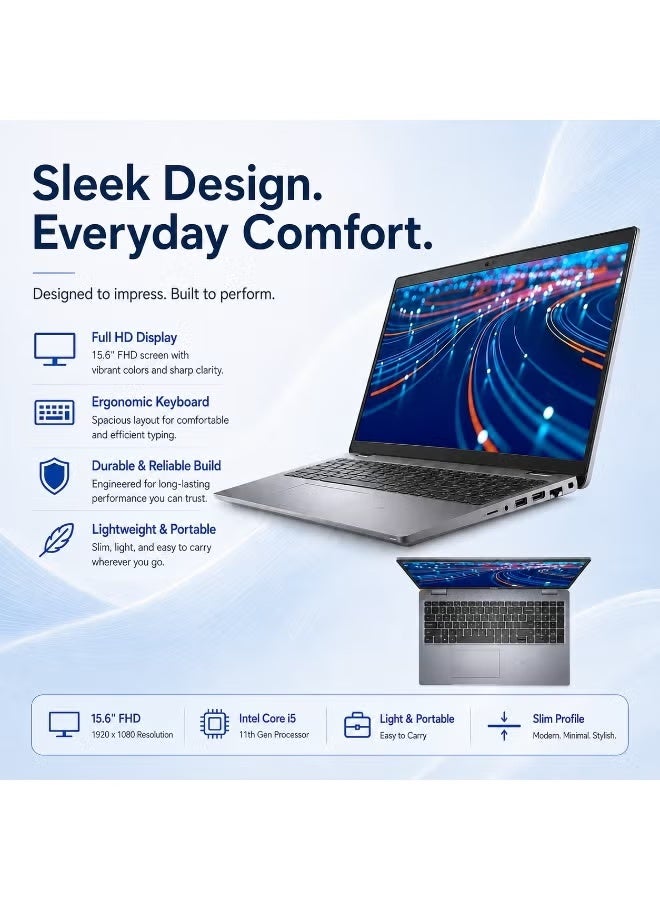 Business Laptop with Intel Core i5 Processor, 4GB RAM, 256GB SSD, High Performance for Office Work, Study and Daily Tasks with Free Laptop Bag, Mouse and Laptop Stand - Image 2