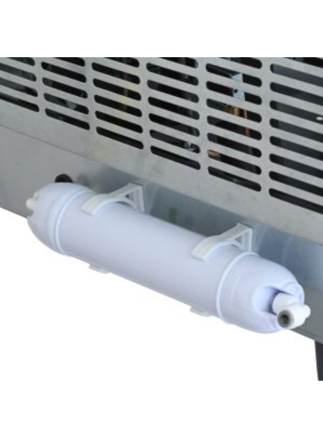 سنو فيلج ماكينة صنع الثلج من سنو فيلج، مصنعة من الفولاذ المقاوم للصدأ، سعة 68 كجم/اليوم، بسعة تخزينية  15 كجم، ماكينة ثلج قائمة بذاتها  تستخدم مياه معبأة أو مياه الصنبور - Image 4