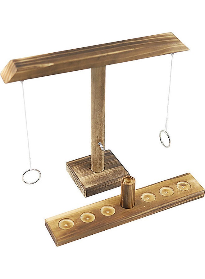 إسكدنيا لعبة خشبية للتسلية تحتوي على خطاف وحلقة - Image 1