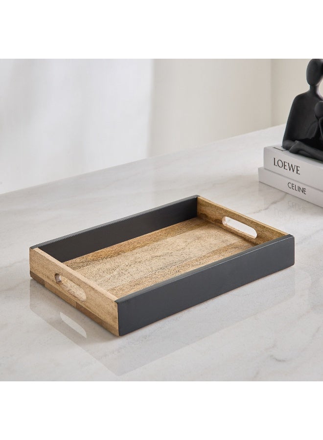 Home Box Splendid Wooden Decorative Tray 38 x 7 x 25 cm - Image 1