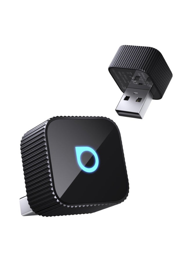Ottocast CP88-T2 Mini Slim Wireless CarPlay & Android Auto Adapter for Factory Wired Cars, Ultra-Compact 90° USB Plug-and-Play Dongle with Automatic Reconnection, Dual-Phone Memory and Aluminium Heat Dissipation Design - Image 1