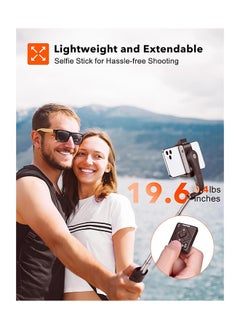 hohem hohem iSteady Q Gimbal Stabilizer for Smartphone, 1 Axis Selfie Stick Tripod with Face Tracking, 360° Rotation, 4 in 1 Portable Phone Tripod w/Extendable Stick for iPhone 14/Android Video Recording  - Image 3