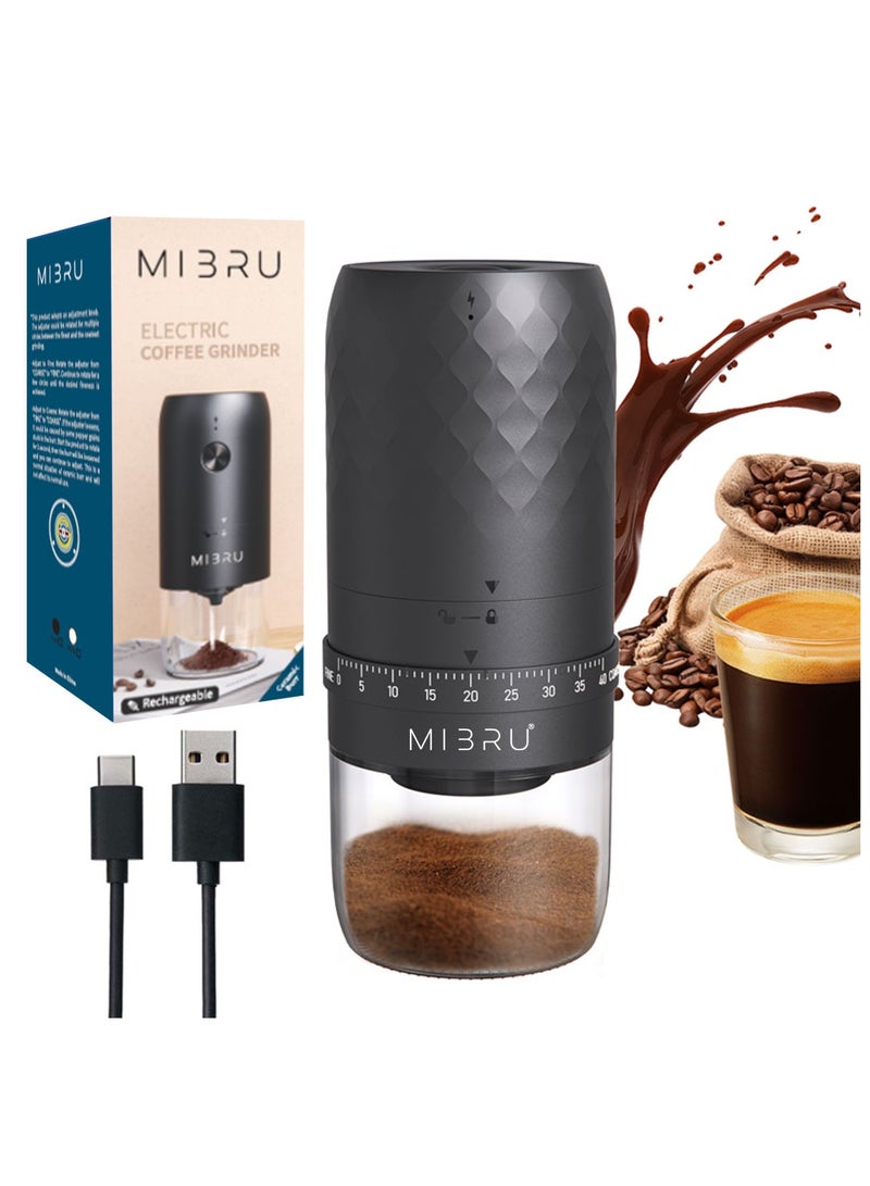 MIBRU V60 Pour Over Premium Coffee Maker Coffee Set, 9 piece drip coffee maker with electric drip coffee kettle, manual slim neck carafe, drip coffee pot spout, coffee bean weighing tray, electric coffee bean grinder, coffee bean spray bottle, paper coffee filter, drip coffee filter, kitchen coffee scale, specialty coffee set, specialty coffee tools, coffee machine, coffee mug, coffee cleaning kit, pour-over coffee machine accessories. - Image 3