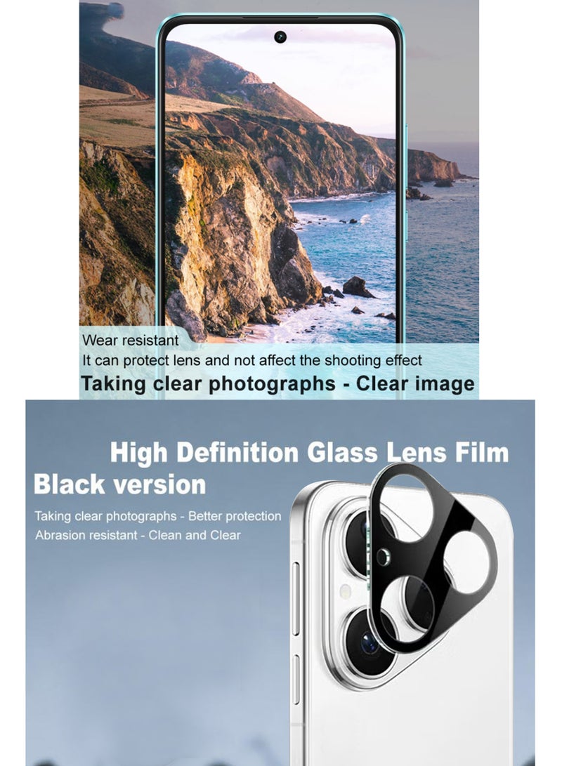 LENS SHIELD لـ Huawei Pura 80 - واقي عدسة الكاميرا، زجاج مقسى 9H، مضاد للخدش، متوافق مع الجرابات، لا يؤثر على الصور الليلية، وضوح عالي - Image 3