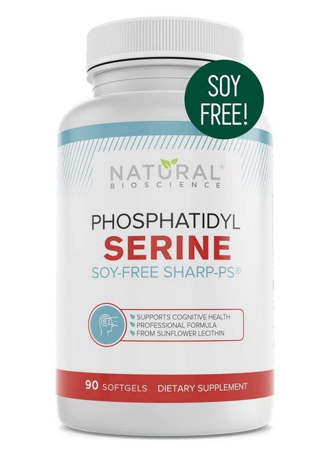 Soy Free Phosphatidylserine 100Mg Phosphatidylserine Supplement From Sunflower Lecithin Patented Sharp Ps100 Brain Health Memory Aid Cortisol Control Mental Sharpness Non Gmo 90 Softgels