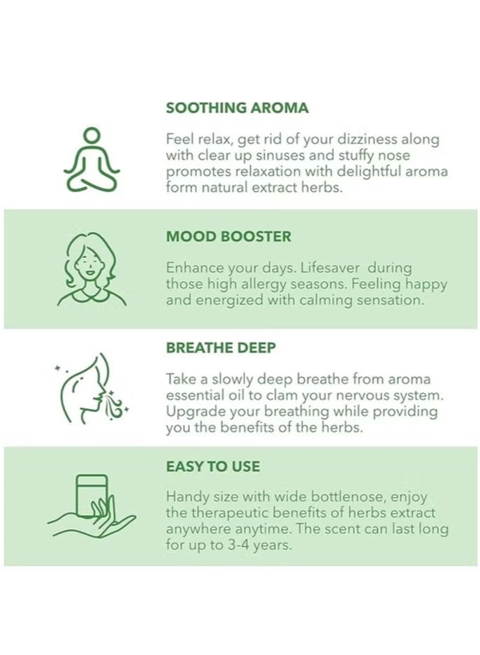 Hong Thai Compound Thai Herb Inhalant, Pack of 3, (Packaging May Vary) - Image 4