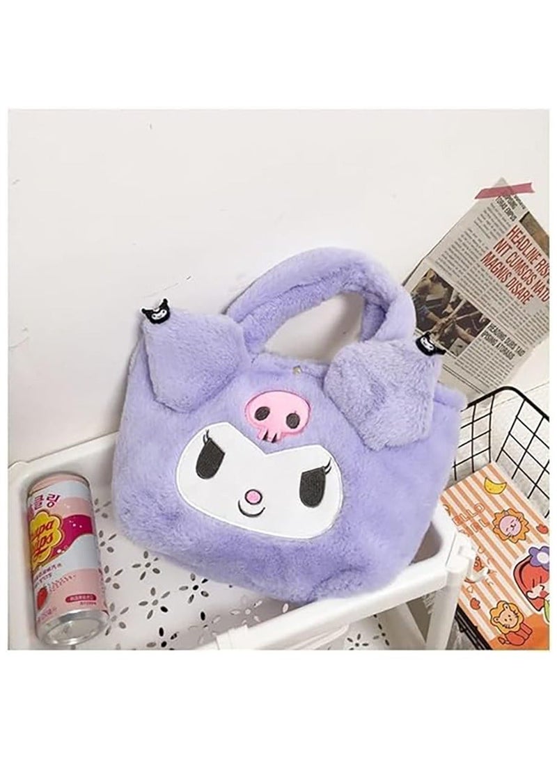 Kawaii Cinnamoroll Sanrio Plush Bag My Melody Anime Handbags Kt Cat Purin Dog Kuromi Plushie Backpack for Girls