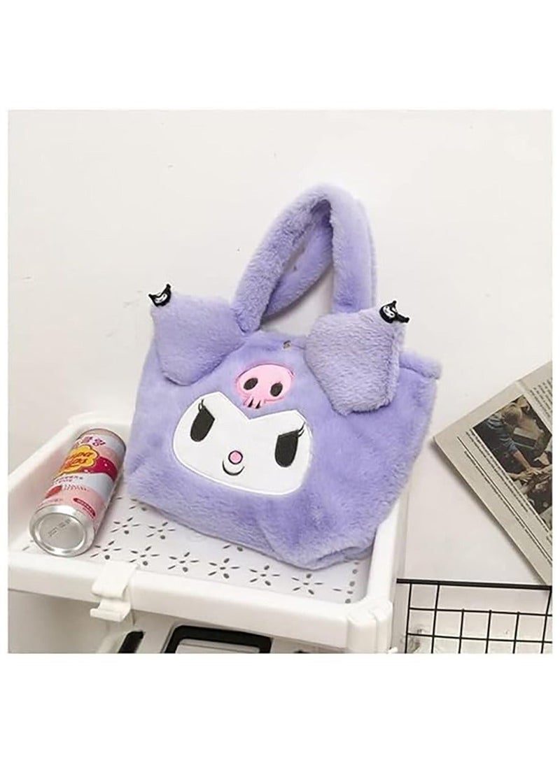Kawaii Cinnamoroll Sanrio Plush Bag My Melody Anime Handbags Kt Cat Purin Dog Kuromi Plushie Backpack for Girls