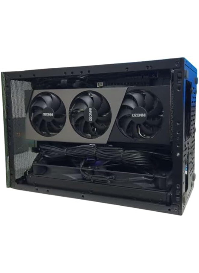 Vektra - RDY Meshroom Green 002 Gaming PC / i9-12900KF / Z790i / GeForce RTX 4060 Ti 8GB / DDR5 64GB RAM / Gen4 NVMe 2TB / 750 Watts / Liquid AIO / Windows 11 Pro / 2 Years Warranty - Image 1
