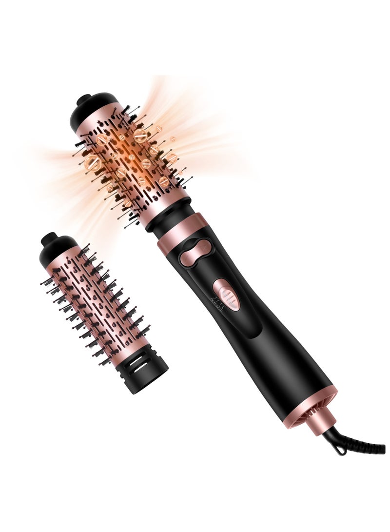 general 2-in-1 Styling Left and Right Automatic Curl Hair Dryer Hair Dryer Curl Hair Straightener All-in-one Hot Air Comb British Gauge Plug - Image 1