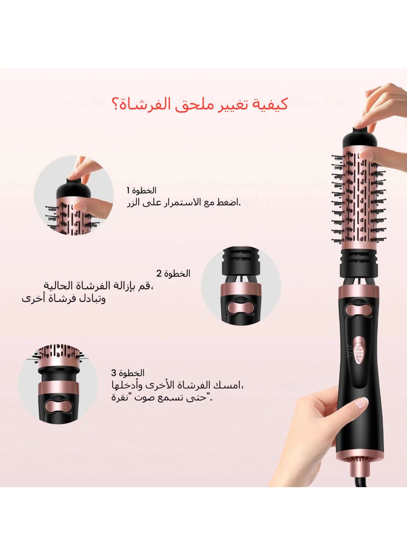 general 2-in-1 Styling Left and Right Automatic Curl Hair Dryer Hair Dryer Curl Hair Straightener All-in-one Hot Air Comb British Gauge Plug - Image 4