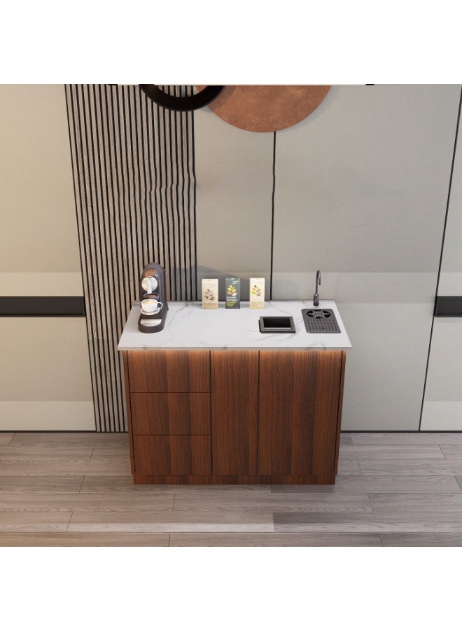 كوفي وورلد ركن القهوة بكج شامل الاضاءة المخفية والرينزر والسلة والحنفية - Image 4