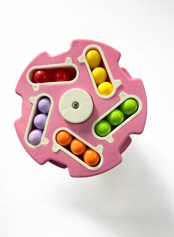 Dorytoys Dorytoy Montessori Color Sorting Puzzle Toy for Kids Rotating Bead Matching Game Educational Brain Development Toy for Toddlers Fine Motor Skills, Color Recognition & Logical Thinking Activity - Image 1